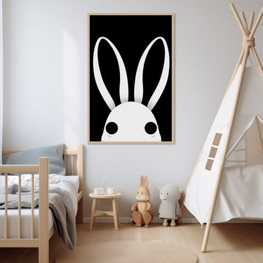 Black Rabbit Painting